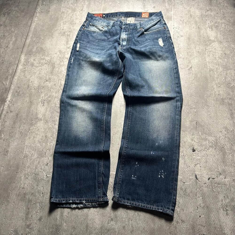 Unbranded Men's Blue and Navy Jeans